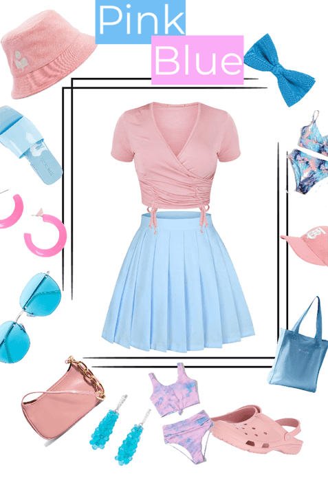 Summer in Pink and Blue(challenge)