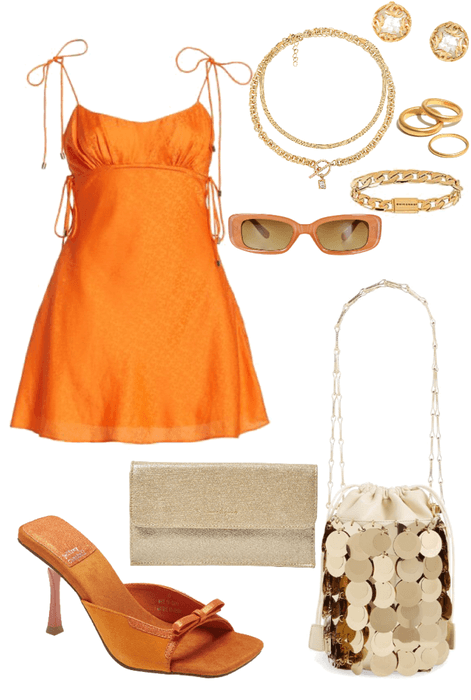 Orange outfit