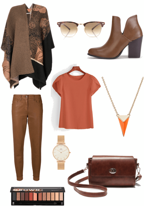 Fall in lovely brown