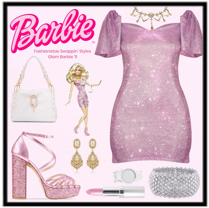 Barbie swapping styles glam