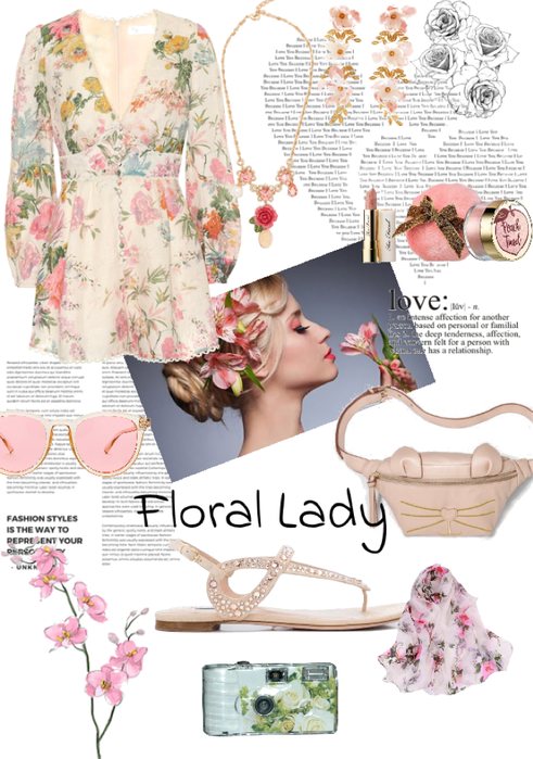 Floral lady