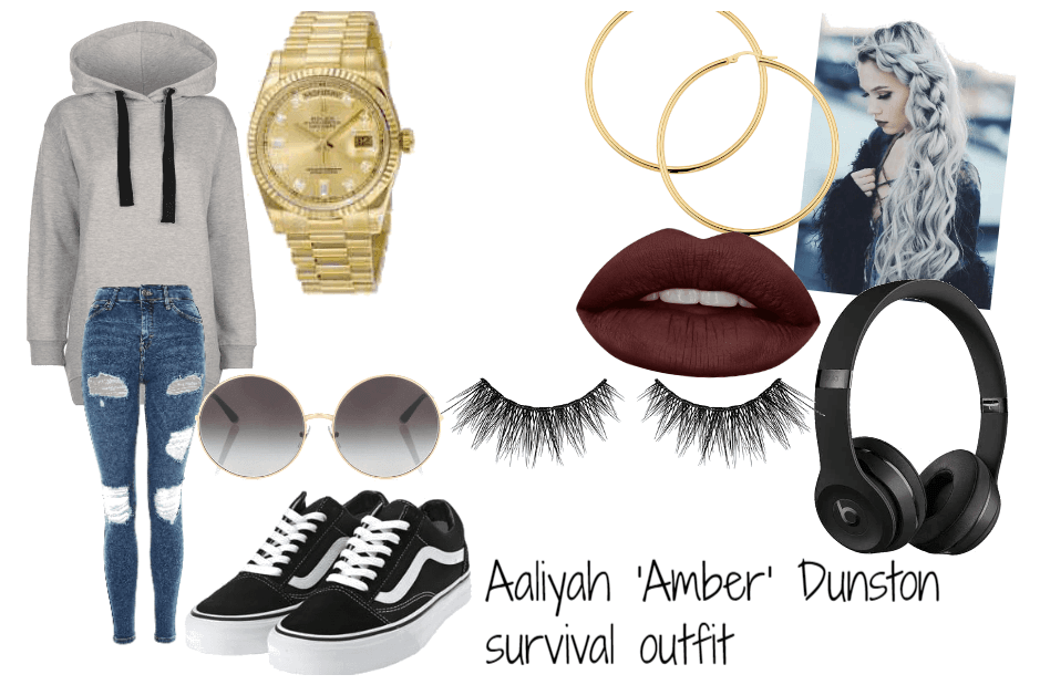 Aaliyah 'Amber' Dunston survival outfit