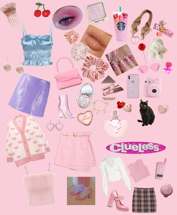 pink aesthetic clueless oufeets