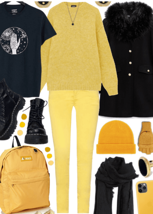 Yellow and Black