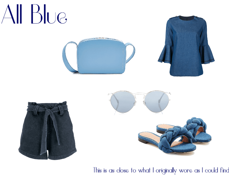 An All Blue Outfit