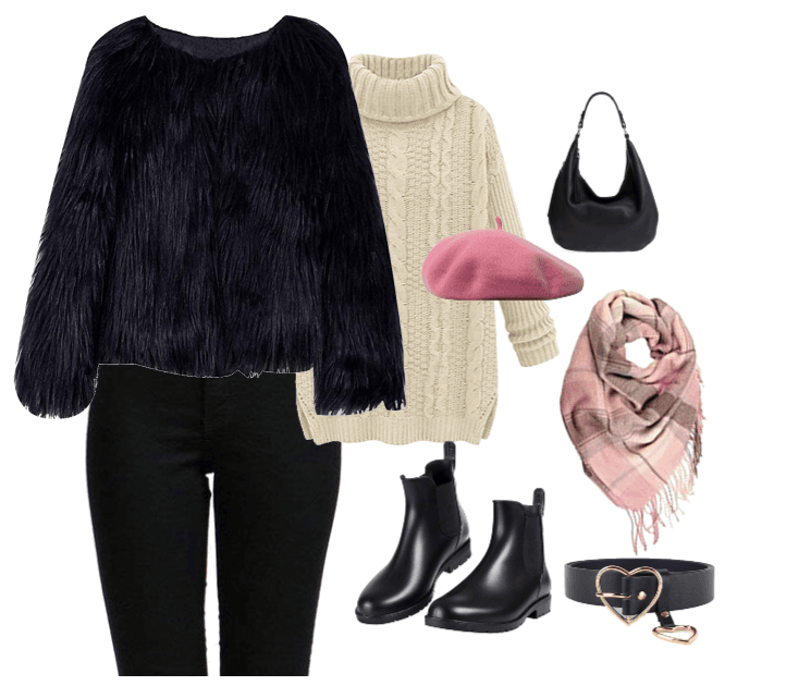 Warm and cozy winter outfit
