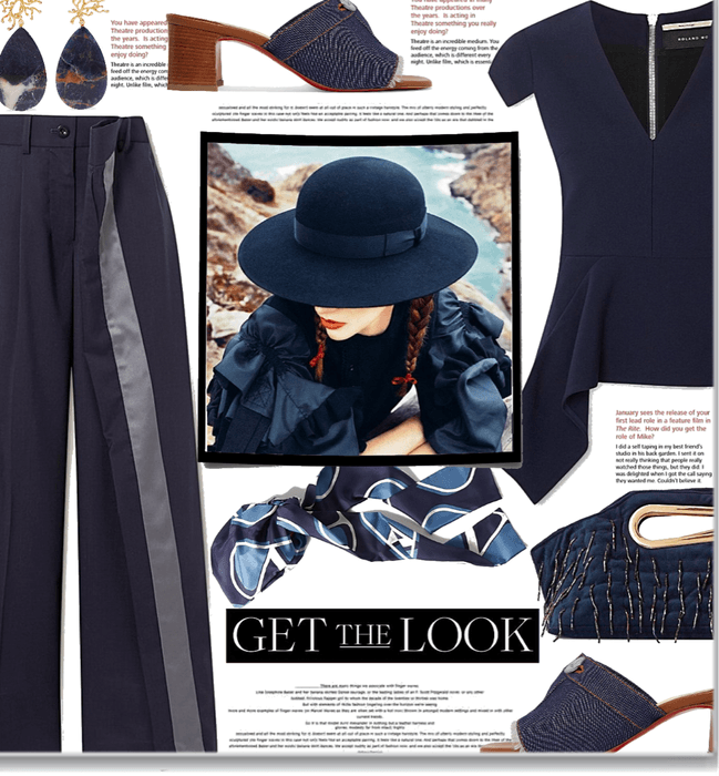 Navy blue outfit