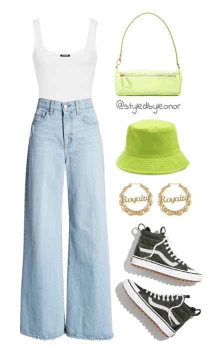 Lime Green Casual Extra Look