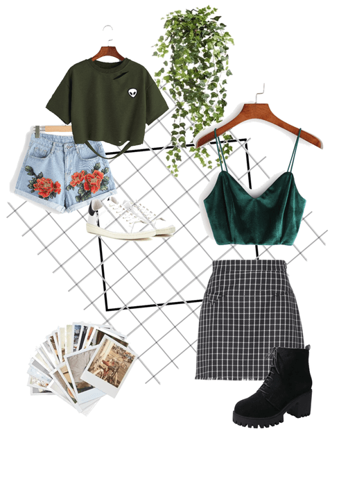 green aesthetics outfits