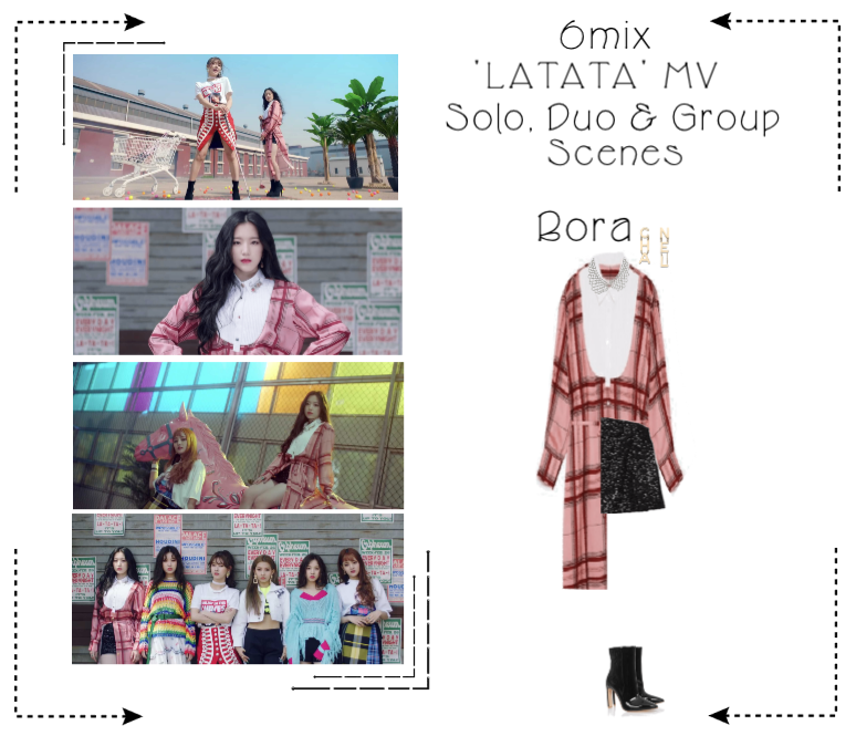 《6mix》'LATATA' Music Video-Bora's 3rd Outfit Scene
