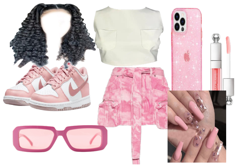 pink outfit for middle-high schoolers