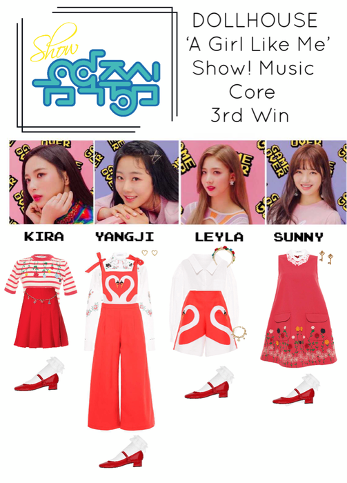 {DOLLHOUSE} Show! Music Core ‘A Girl Like Me’ 3rd Win