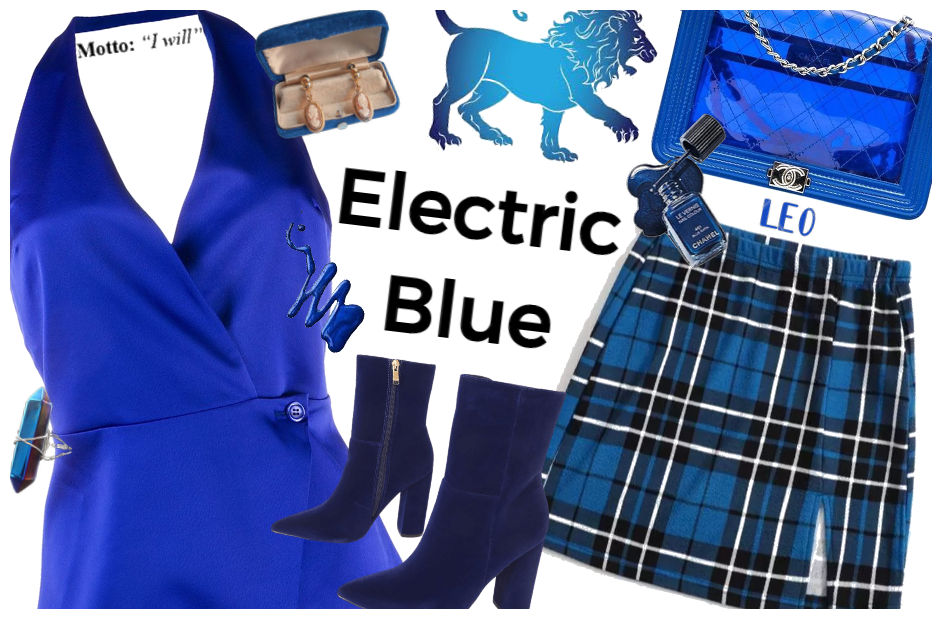 Electric Blue for the Electrifying leo