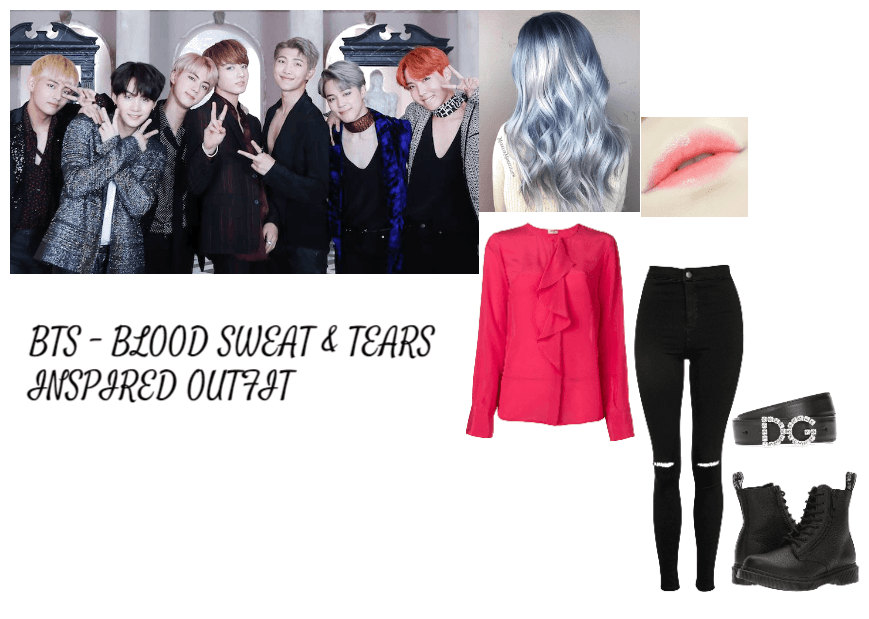 BTS - BLOOD SWEAT & TEARS INSPIRED OUTFIT
