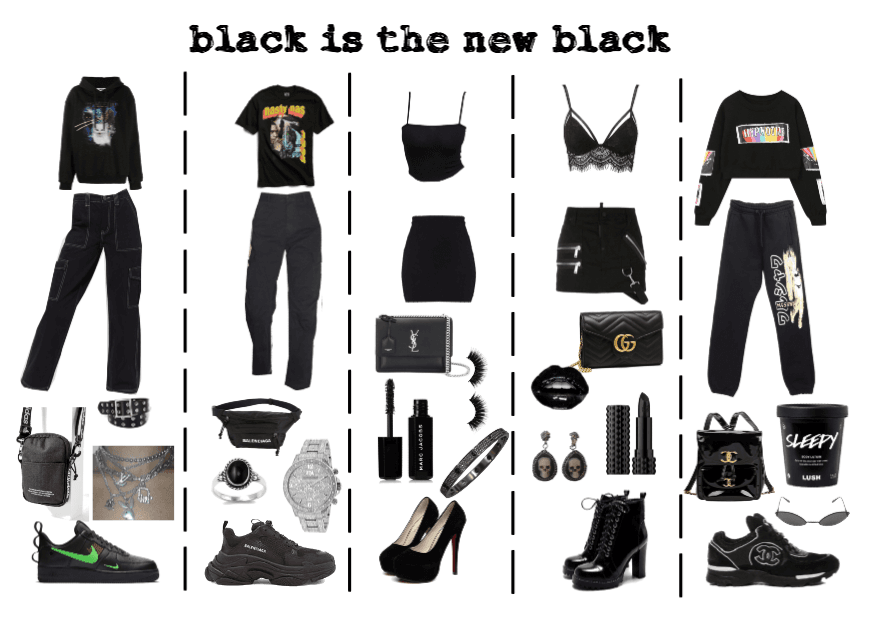 black is the new black (monochrome)