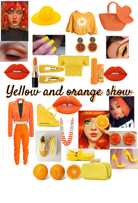 yellow and orange show