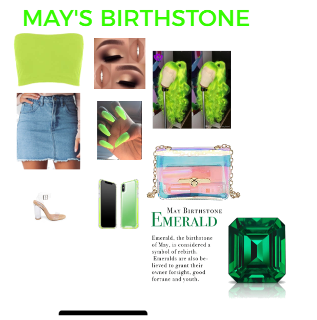 May's birthstone Emerald!!! #Greens life  :D