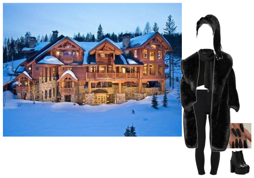 Winter cabin style