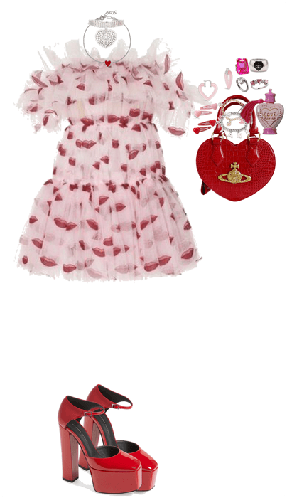 Valentine's Day Look One: Cutesy and Extra
