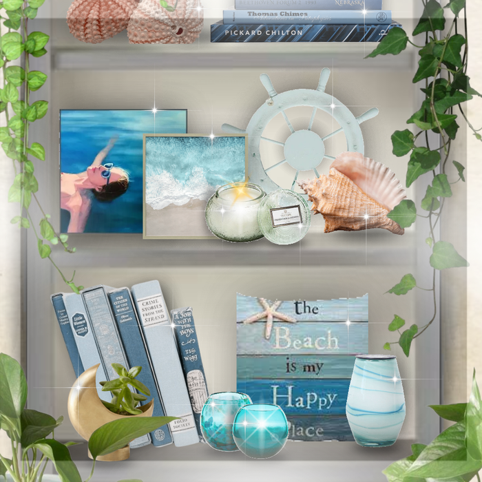 Beach House Book Shelf