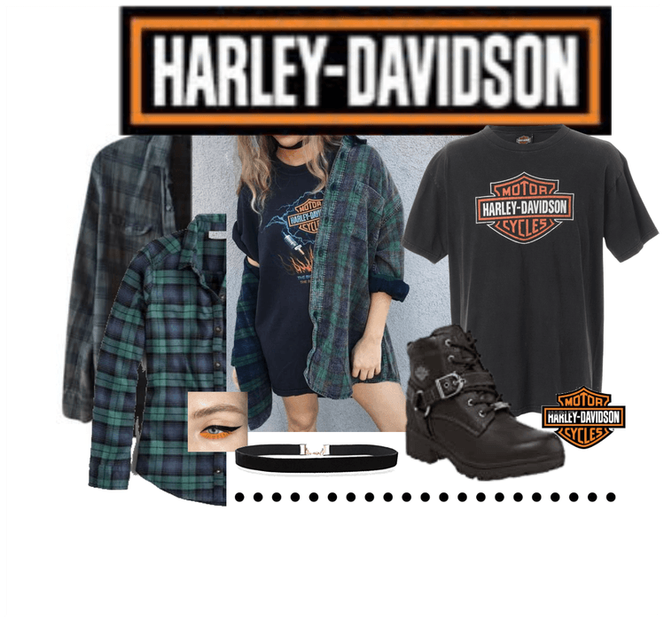 Harley Davidson outfit inspired by picture