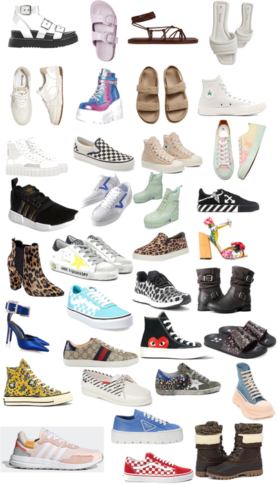 Shoes collage