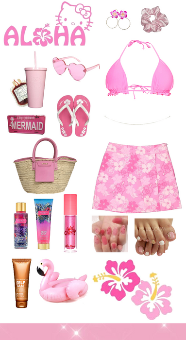 Pink Hibiscus Girl