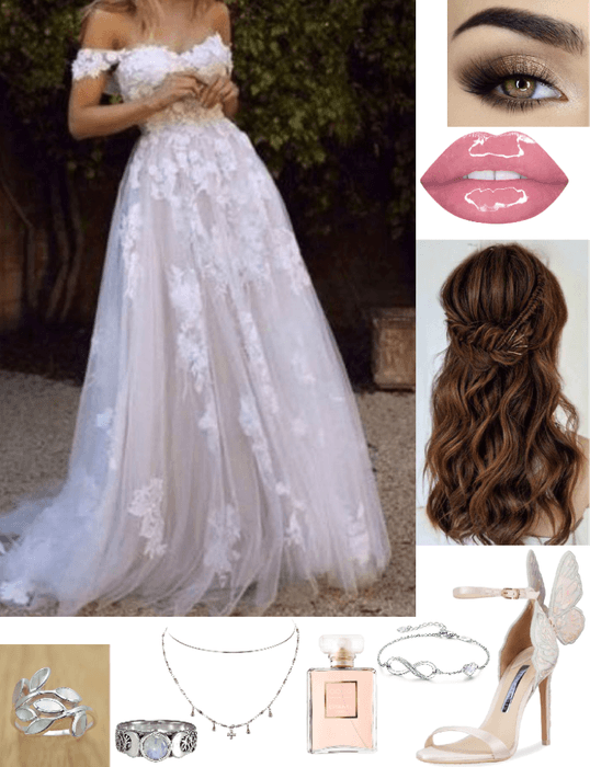 Alessandra Swans Inspired Ball Gown