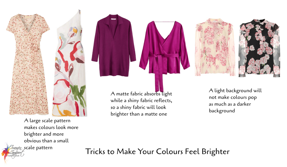 tricks to make your colours feel brighter