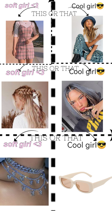Soft vs. Cool girl