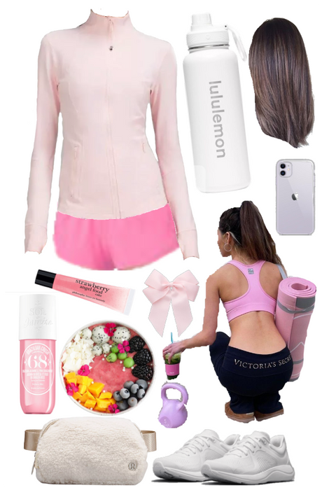 pink pilates princess outfit idea