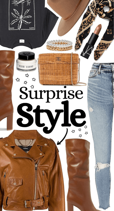 Surprise style: the leather jacket