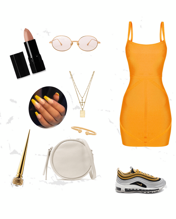 orange dressy
