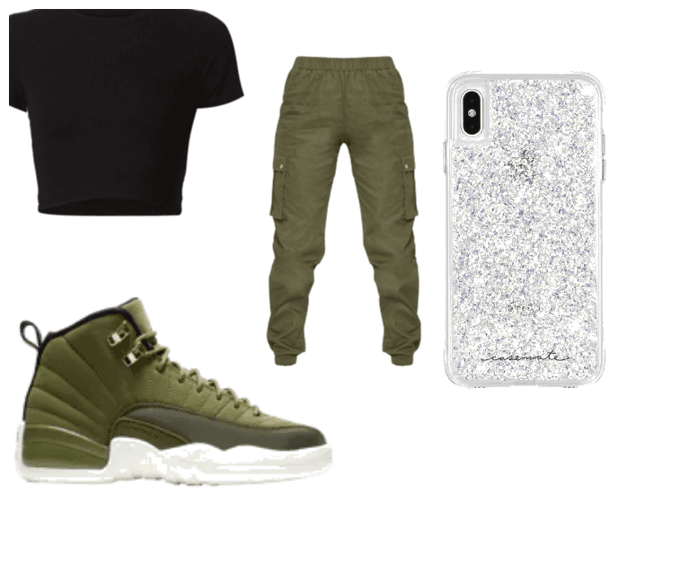 Green Jordan outtfit