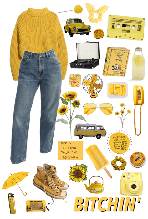 •yellow•