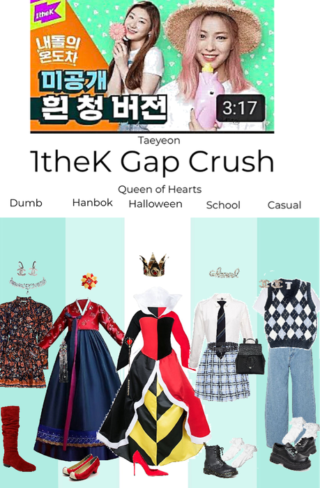 1theK Gap Crush Taeyeon outfits