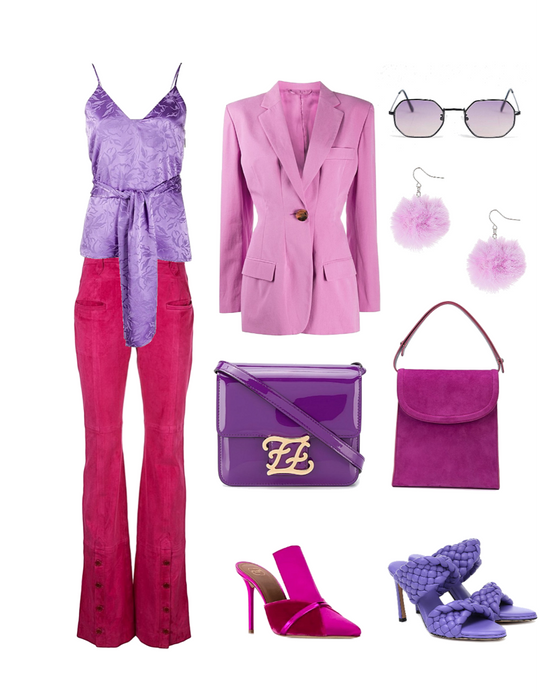 Pink and Purple look