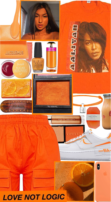 think orange.