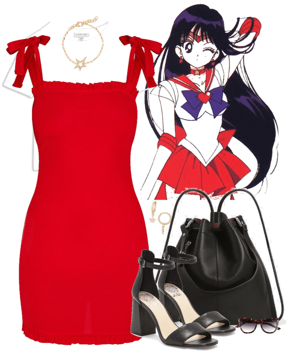 Rei Hino- Sailor Mars inspired Look