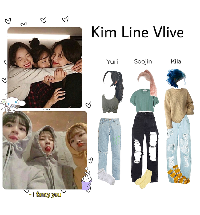 Kim Line Vlive outfits