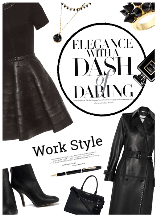 Elegance w a dash of daring! Work style