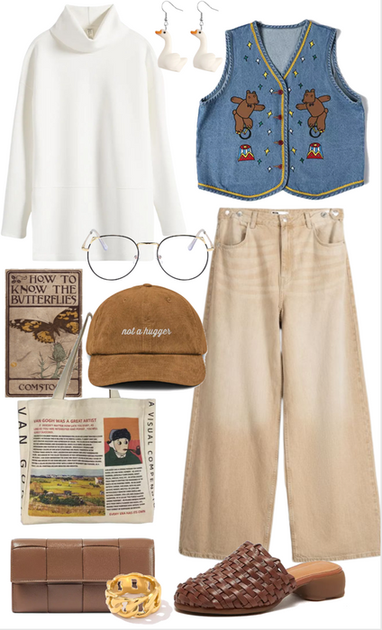 Wes Anderson Librarian Outfit Inspiration