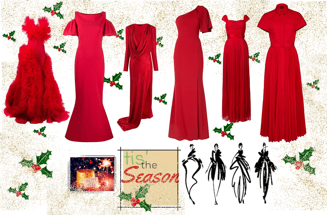 Red Holiday Gowns