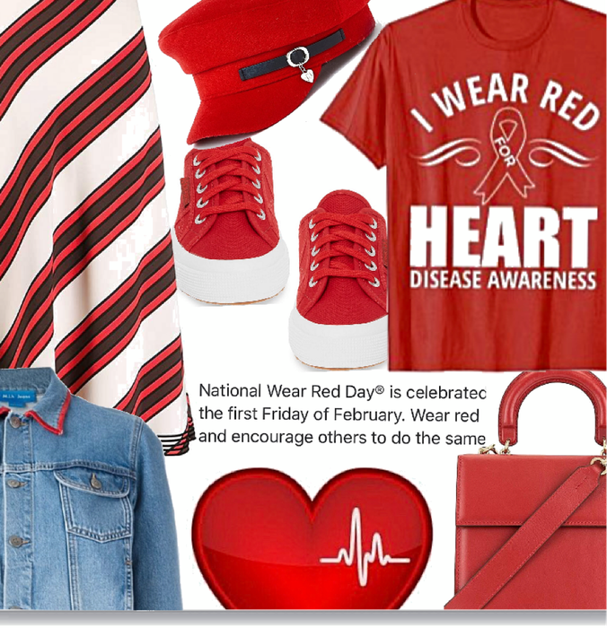 Wear red for heart disease awareness