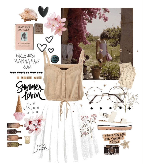 vintage summer inspired outfit