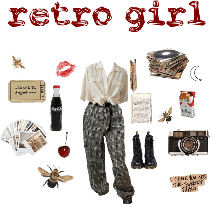 retro girl