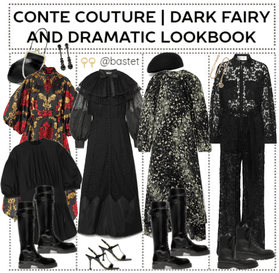 Conte Couture Dark Fairy And Dramatic LookBook