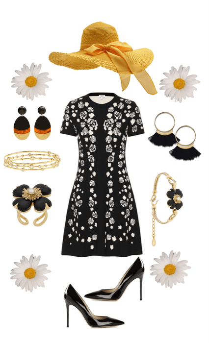 Flower Power: Daisy Black & White