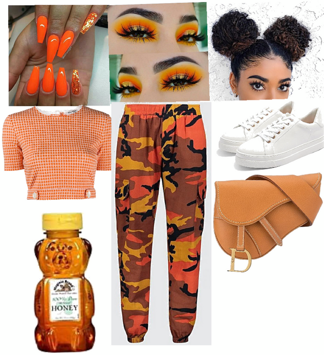 orange outfit🧡
