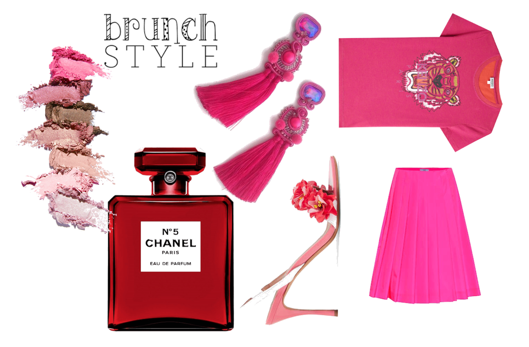 Hot pink brunch style